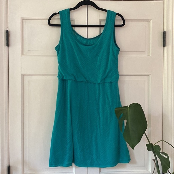 Prana Green Teal Dress Tank‎ - Picture 4 of 9